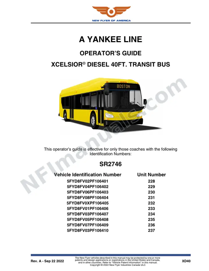 SR2746 Operator's Guide, A Yankee Line first-page preview