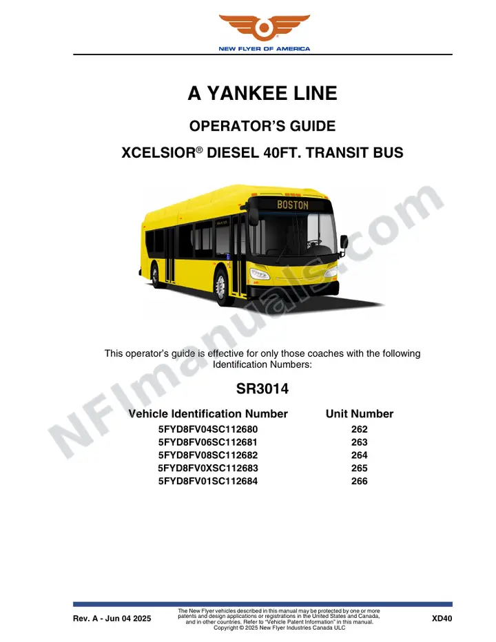 SR3014 Operator's Guide, A Yankee Line first-page preview