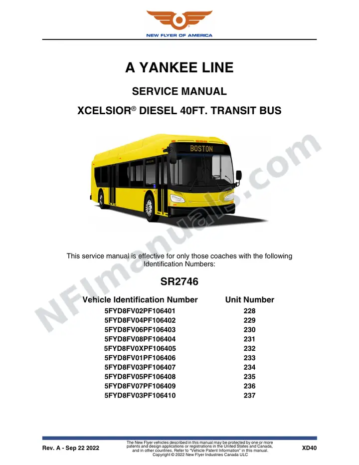 SR2746 Service Manual, A Yankee Line first-page preview