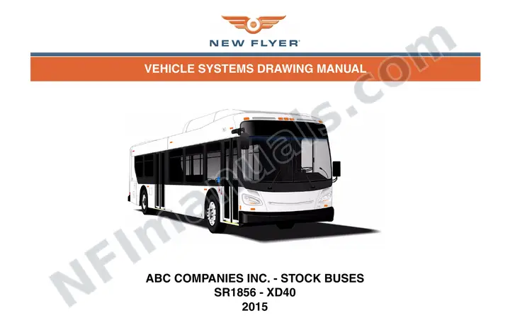 SR1856 Vehicle Systems Drawings, ABC Companies - Stock Buses first-page preview