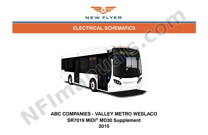 7019 MD30 Electrical Schematics Supplement, ABC Companies - Valley Metro Weslaco first-page preview