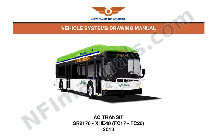 SR2178 Vehicle Systems Drawings, AC Transit first-page preview
