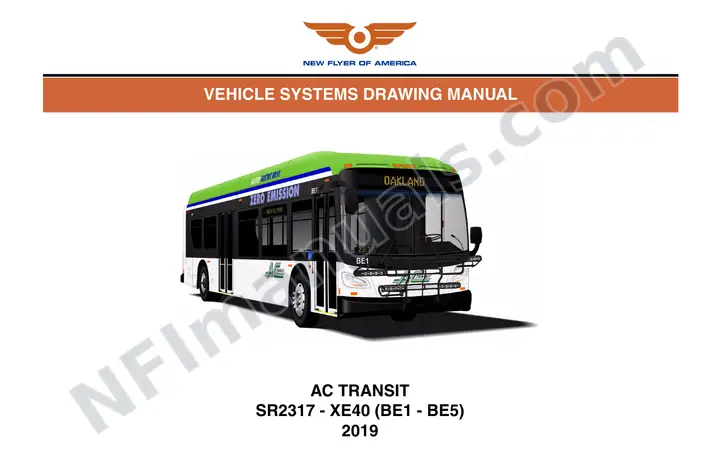 SR2317 Vehicle Systems Drawings, AC Transit first-page preview