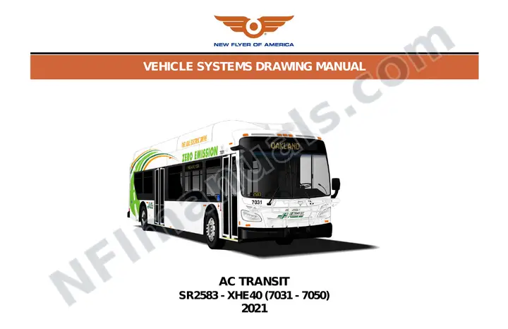 SR2583 Vehicle Systems Drawings, AC Transit first-page preview