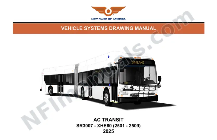 SR3007 Vehicle Systems Drawings, AC Transit first-page preview
