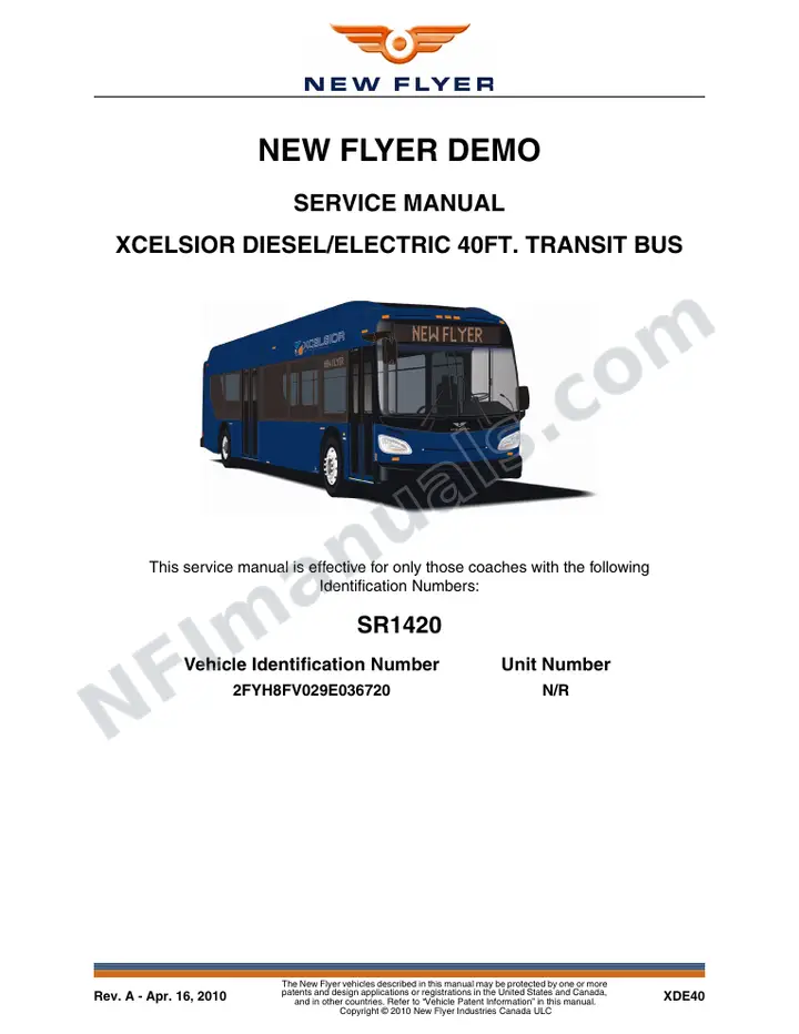 SR1420 Service Manual, Allison Transmission first-page preview
