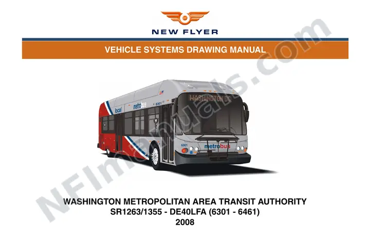 SR1263_1355 Vehicle Systems Drawings, Washington Metropolitan Transit Authority, WMATA first-page preview