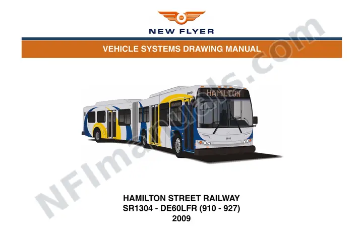 SR1304 Vehicle Systems Drawings, Hamilton Street Railway first-page preview