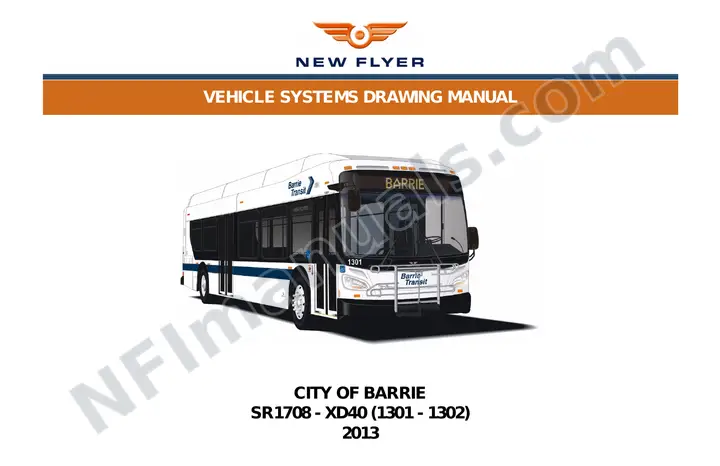 SR1708 Vehicle Systems Drawings, City of Barrie first-page preview