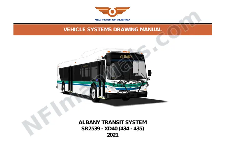 SR2539 Vehicle Systems Drawings, Albany Transit System first-page preview