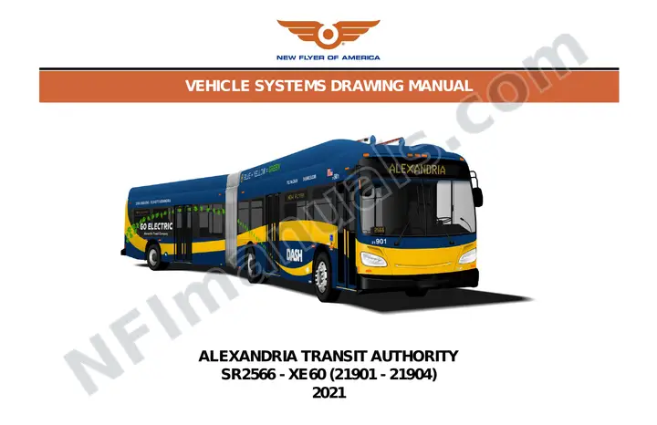 SR2566 Vehicle Systems Drawings, Alexandria Transit Authority first-page preview