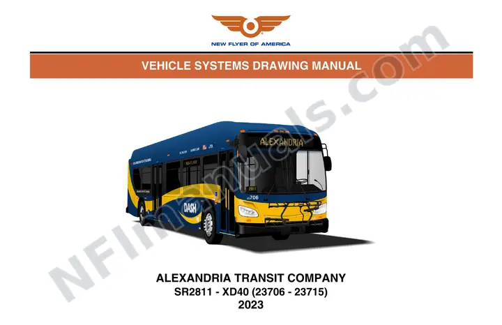 SR2811 Vehicle Systems Drawings, Alexandria Transit Compnay first-page preview