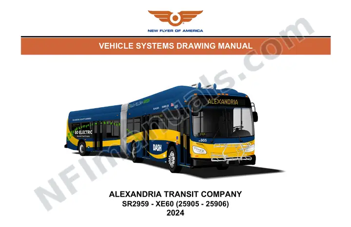 SR2959 Vehicle Systems Drawings, Alexandria Transit Company first-page preview