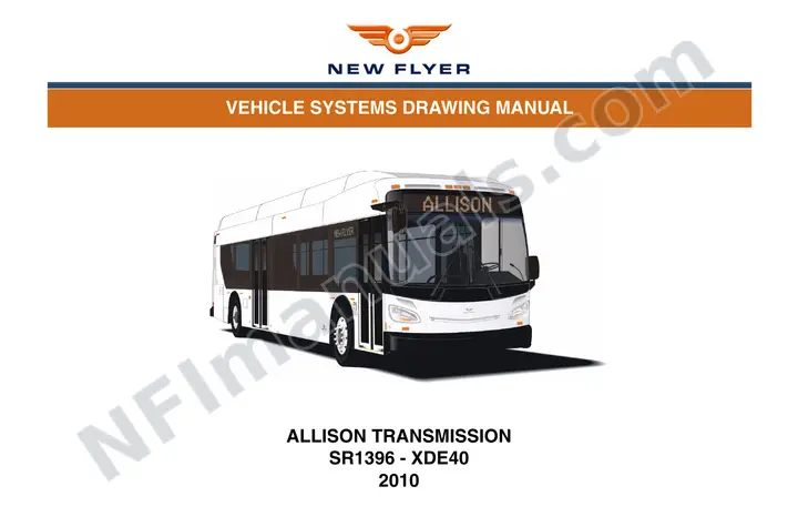 SR1396 Vehicle Systems Drawings, Allison Transmission first-page preview