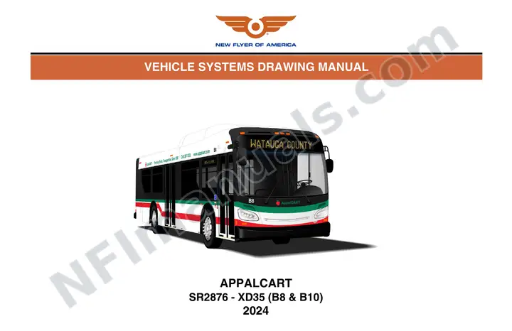 SR2876 Vehicle Systems Drawings, Appalcart first-page preview