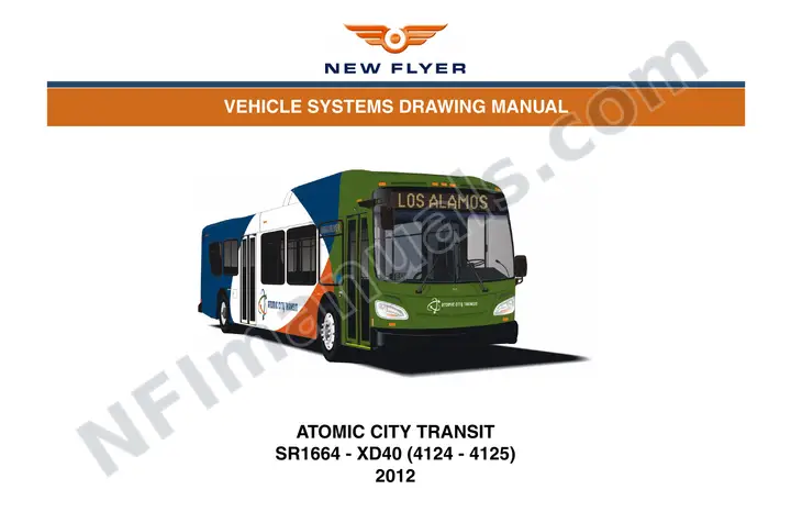 SR1664 Vehicle Systems Drawings, Atomic City Transit first-page preview