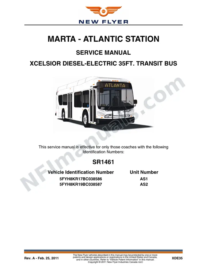 SR1461 Service Manual, MARTA - Atlantic Station first-page preview
