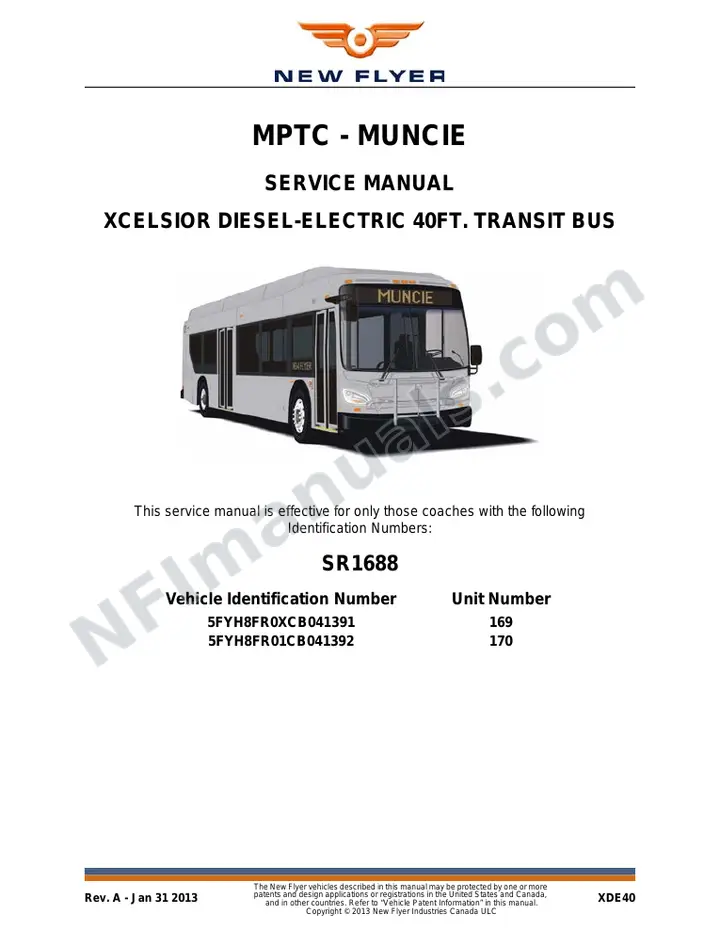 SR1688 Service Manual, MPTC - Muncie first-page preview