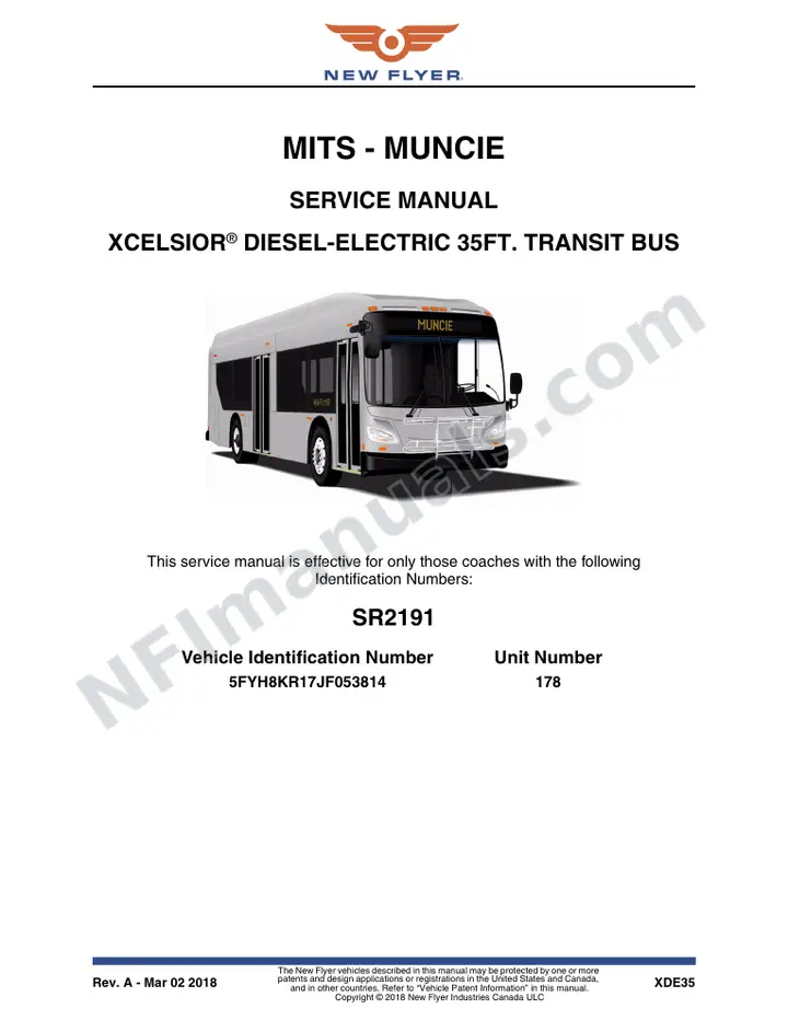 SR2191 Service Manual, MITS - Muncie first-page preview
