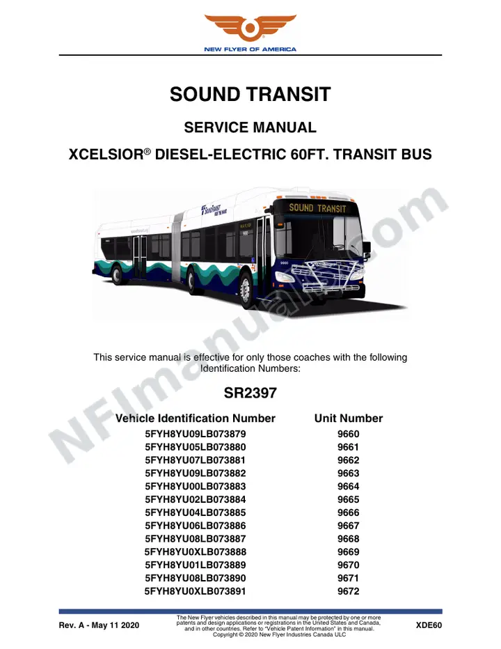 SR2397 Service Manual, Sound Transit first-page preview