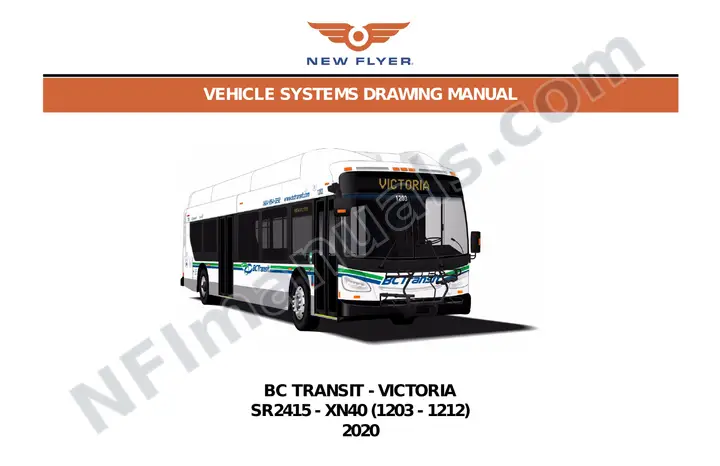 SR2415 Vehicle Systems Drawings, BC Transit - Victoria first-page preview