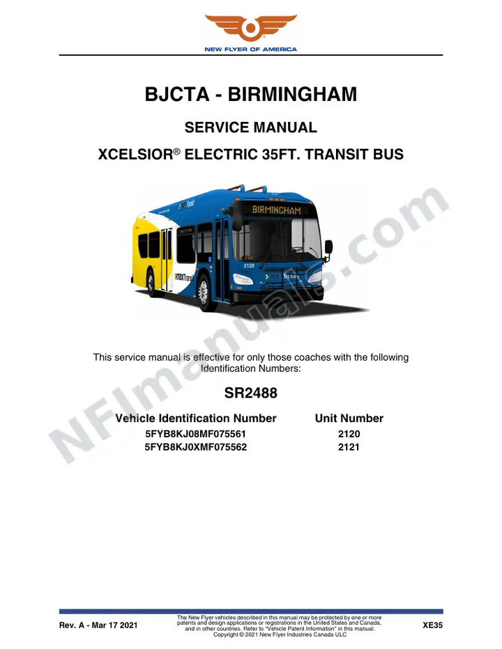SR2488 Service Manual, BJCTA - Birmingham first-page preview