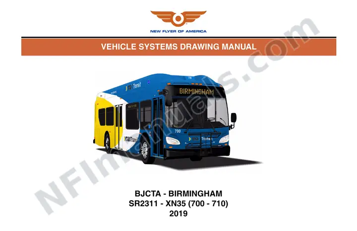 SR2311 Vehicle Systems Drawings, BJCTA - Birmingham first-page preview