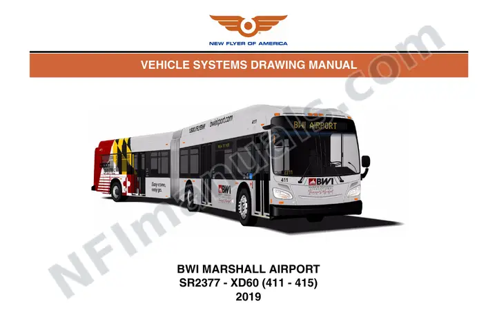 SR2377 Vehicle Systems Drawings, BWI Marshall Airport first-page preview