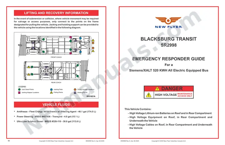 SR2998_XE60_Emergency Responder Guide_Rev A first-page preview