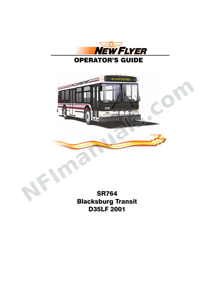 SR764 Operator's Guide, Blacksburg Transit first-page preview