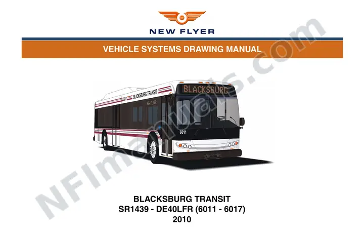 SR1439 Vehicle Systems Drawings, Blacksburg Transit first-page preview