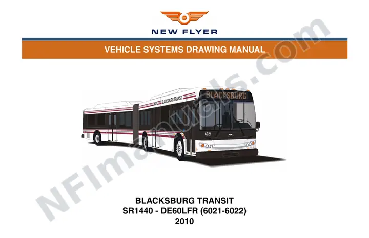 SR1440 Vehicle Systems Drawings, Blacksburg Transit first-page preview
