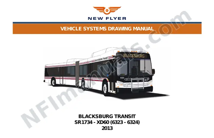 SR1734 Vehicle Systems Drawings, Blacksburg Transit first-page preview