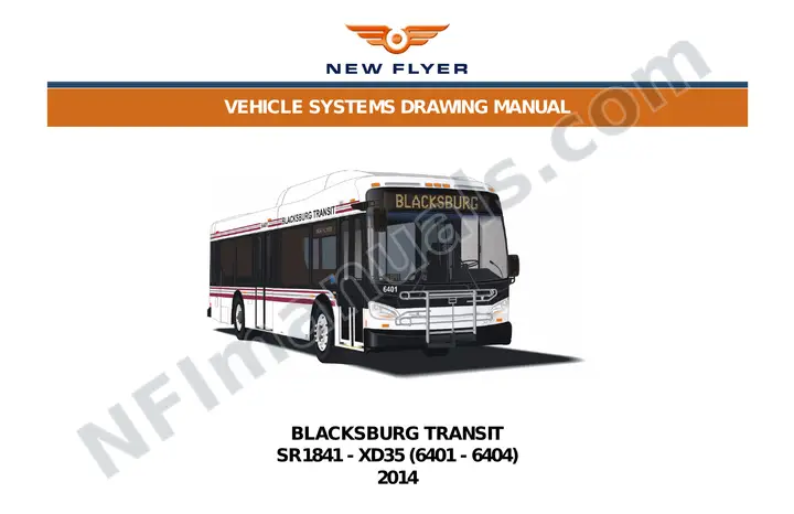 SR1841 Vehicle Systems Drawings, Blacksburg Transit first-page preview