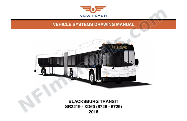 SR2219 Vehicle Systems Drawings, Blacksburg Transit first-page preview