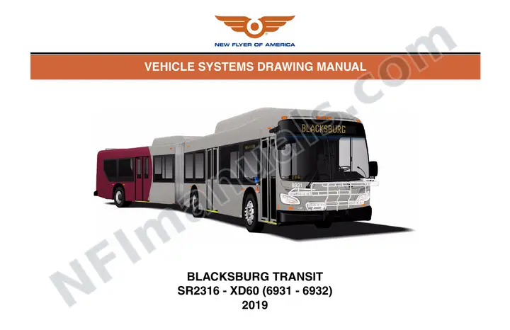 SR2316 Vehicle Systems Drawings, Blacksburg Transit first-page preview