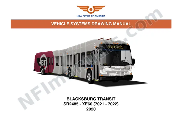 SR2485 Vehicle Systems Drawings, Blacksburg Transit first-page preview