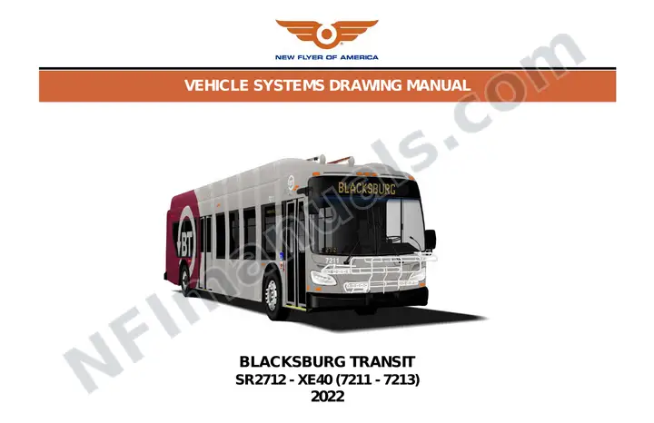 SR2712 Vehicle Systems Drawings, Blacksburg Transit first-page preview