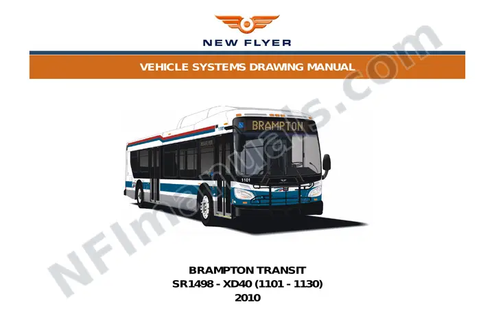 SR1498 Vehicle Systems Drawings, Brampton Transit first-page preview