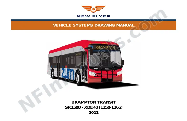 SR1500 Vehicle Systems Drawings, Brampton Transit first-page preview