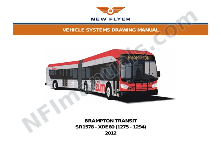 SR1578 Vehicle Systems Drawings, Brampton Transit first-page preview