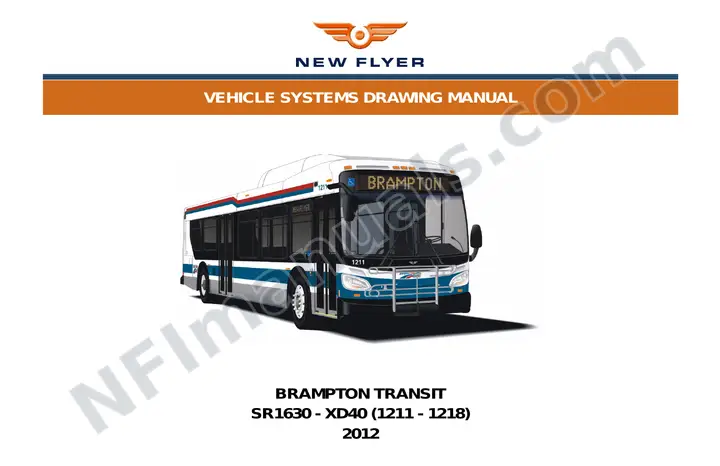 SR1630 Vehicle Systems Drawings, Brampton Transit first-page preview