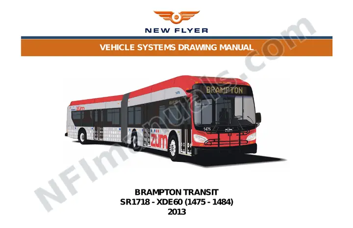 SR1718 Vehicle Systems Drawings, Brampton Transit first-page preview