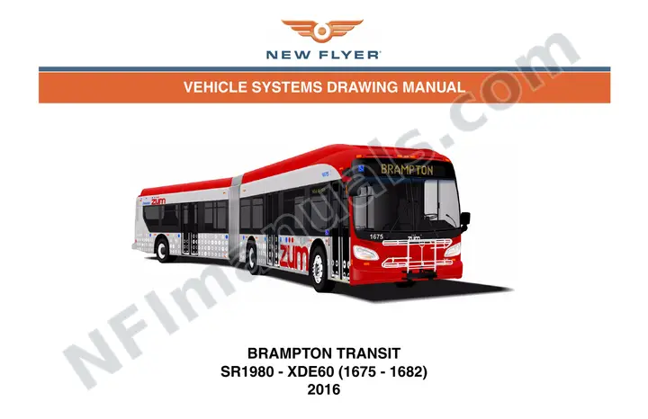 SR1980 Vehicle Systems Drawings, Brampton Transit first-page preview