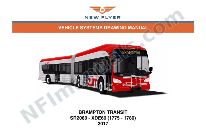 SR2080 Vehicle Systems Drawings, Brampton Transit first-page preview