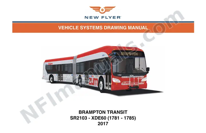 SR2103 Vehicle Systems Drawings, Brampton Transit first-page preview