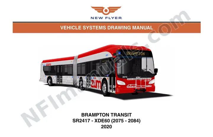 SR2417 Vehicle Systems Drawings, Brampton Transit first-page preview