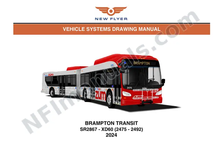 SR2867 Vehicle Systems Drawings, Brampton Transit first-page preview