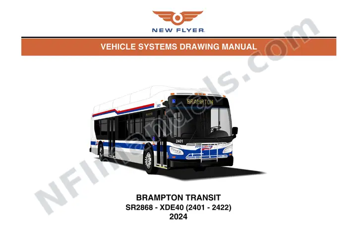 SR2868 Vehicle Systems Drawings, Brampton Transit first-page preview
