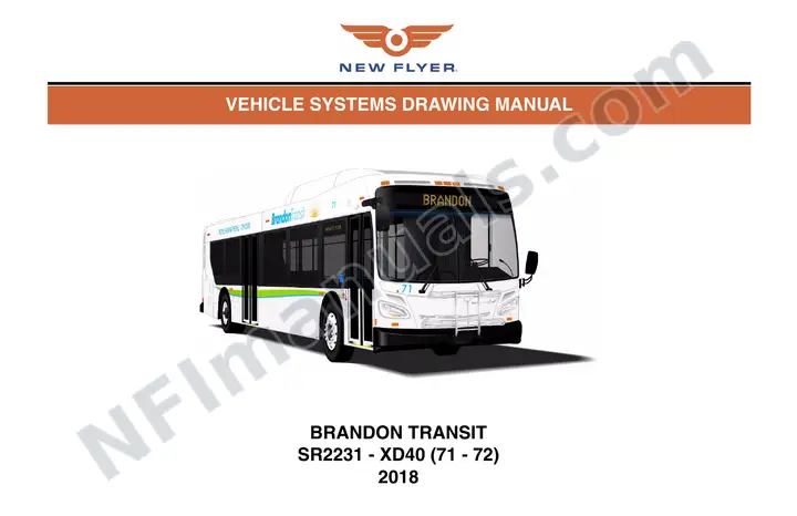SR2231 Vehicle Systems Drawings, Brandon Transit first-page preview